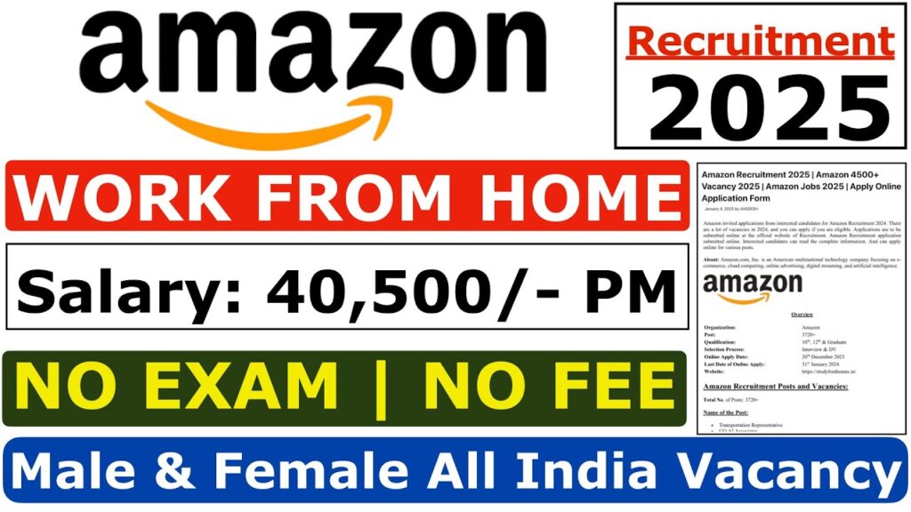 amazon work from home jobs 2025